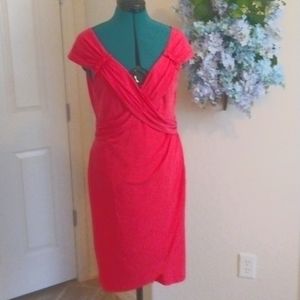 🔥Closet Blow Out 🔥. Donna Ricco Coral Dress